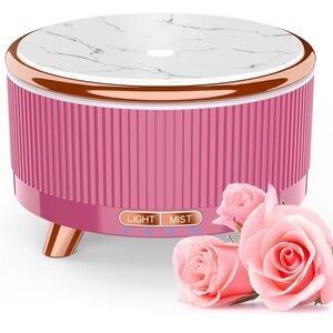 Pink Aroma Diffuser with Marble Top